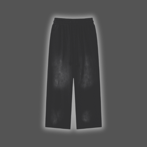 Effortless Athleisure Pure Cotton Handcrafted Monkey Wash Loose fit Sweatpants
